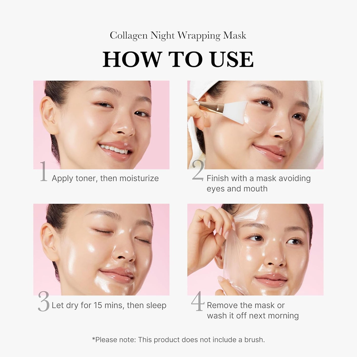 SS Medicube Collagen Overnight Wrapping Peel Off Facial Mask Pack of 1