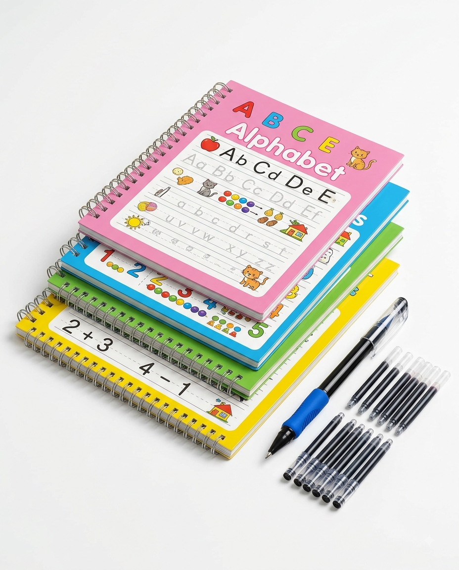 Magic Practice Copybook (4 Book + 10 Refill) (A-127)