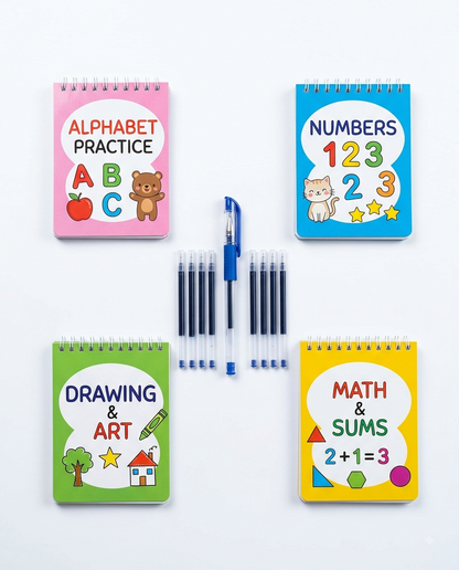 Magic Practice Copybook (4 Book + 10 Refill) (A-127)