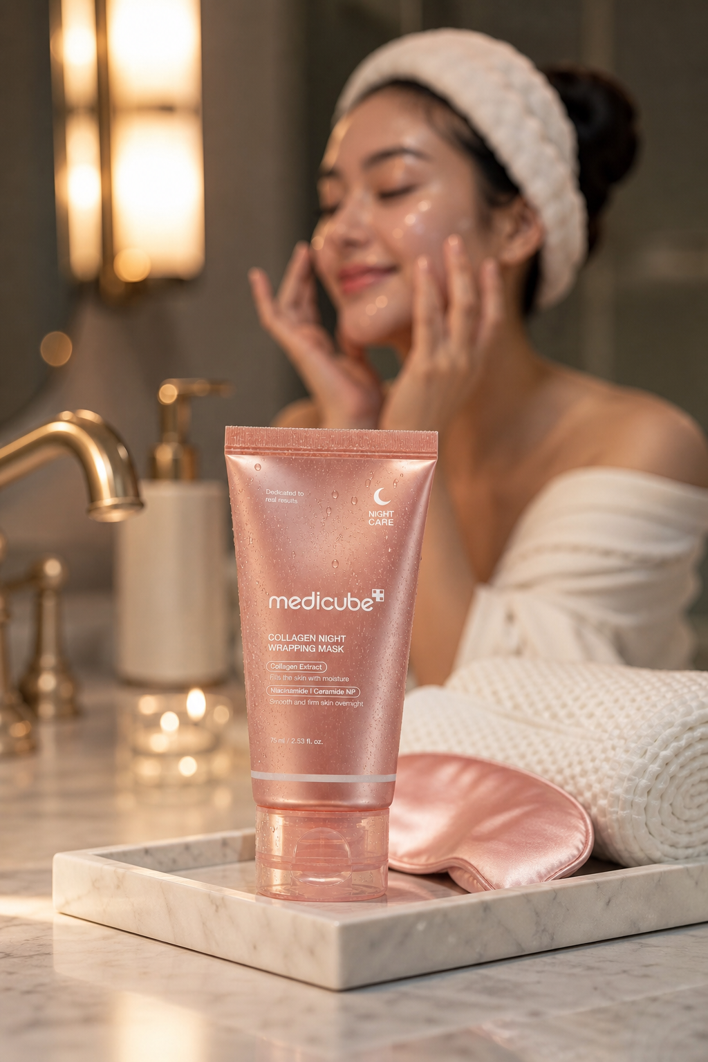 SS Medicube Collagen Overnight Wrapping Peel Off Facial Mask Pack of 1