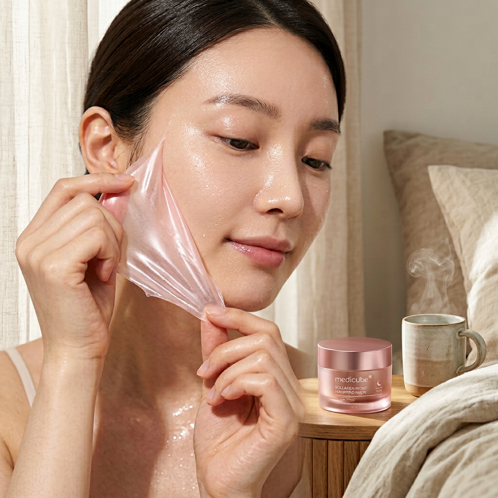 SS Medicube Collagen Overnight Wrapping Peel Off Facial Mask Pack of 1