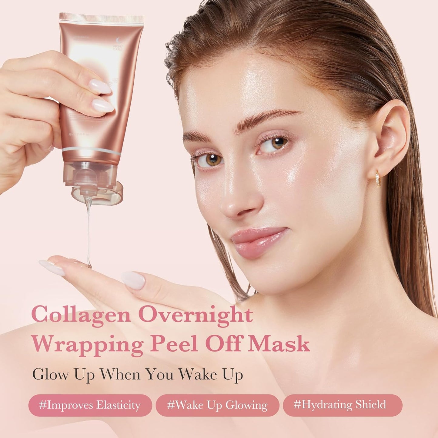 SS Medicube Collagen Overnight Wrapping Peel Off Facial Mask Pack of 1