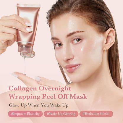 SS Medicube Collagen Overnight Wrapping Peel Off Facial Mask Pack of 1